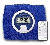 Coolfire Reloj despertador vibratorio, reloj de despertador silencioso para personas que duermen mucho, no molestará a la pareja, parejas/compañeros de cuarto, sordos/personas con discapacidad
