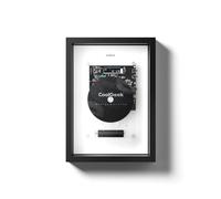 CoolGeek - Reproductor de audio portátil M1 con batería reemplazable y panel acrílico - NEGRO nuevo