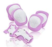 COOLGO Protecciones Patinaje Infantil, Niños de Protecciones Rodilleras, Coderas, Protectores de muñeca, 6 Unidades para Deportes, Ciclismo, Patinaje,monopatín