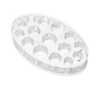 COOLHIYA 15agujeros Portavasos Para De Con Orificios Organizador De Plástico Para De Ovalado Bandeja Para Soporte De Para Suministros De y Accesorios Para