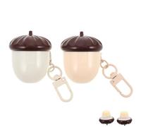 COOLHIYA 2piezas Bálsamo Labial Hidratante para Pack de Bálsamos Labiales Tinte Lindos de Castaño para Uso Diario Casa Escuela o Viajes