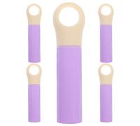 COOLHIYA 5 Piezas de Mango para Escoba de Barrido Diámetro Interior de 22 Mm, Diseño Ergonómico y Agarre Cómodo de Plástico para Limpieza del Hogar
