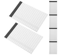 COOLHIYA 6 Blocs de Notas para Escritura Suave con Líneas A7 de Papel Blanco Libreta Pequeña de Notas 3 X 5 Pulgadas Adecuada para Planificación Diaria y Estudio