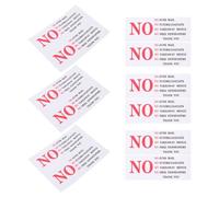 COOLHIYA 6 Hojas Pegatina para Buzón No se Admiten Folletos ni Volantes Hojas de Pegatinas para Buzón Pvc Autoadhesivo Negocio y Oficina sin Residuos