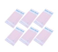 COOLHIYA 6 Piezas Cuaderno de Notas para Restaurante, Libreta, 50 Hojas por Cuaderno, Papel, Rojo, Gestión de Pedidos, Respaldo ante Fallos Electrónicos, para Personal de Servicio en Bares