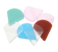 COOLHIYA 7 esponjas de silicona para maquillaje: esponjas aplicadoras, almohadillas transparentes para base, polvos, corrector, rubor e iluminadores.