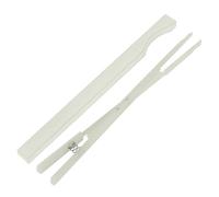 COOLHIYA Abrazadera de Sordina de Nylon para Piano con Diseño de Clip, Herramienta Profesional para Reparación y Afinación, Incluye Soporte y Estuche Blanco para Uso en Reparación