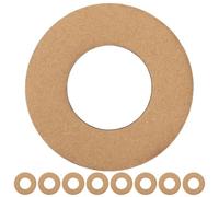 COOLHIYA Anillos para Manualidades de Papel Tamaño 10 CM 3 MM Grosor 11 Unidades Colgantes Temáticos para Proyectos Artísticos y Decoración Navideña Infantil