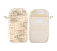 COOLHIYA Bolsa para Jabón Facial de Algodón y Lino, que Genera Espuma Abundante, Paquete de 2 Piezas Adecuado para Lavado y Desmaquillado
