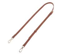 COOLHIYA Correa de Bolso de Cuero Ajustable para Reemplazo Hebilla Metálica, Diseño Clásico y Resistente para Bolsos Cruzados y Clutch en Paseos y Viajes