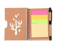 COOLHIYA Cuaderno de Espiral A5 Beige de Papel E Hierro, Cuaderno de Líneas con Bolígrafo, Evita Desgaste al Borrar y Sombras, para Oficina y Aprendizaje, para Profesores y Viajeros