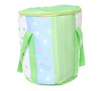 COOLHIYA Cubeta Plegable para Baño de Pies con Tapa y Asas Bolsa Portátil de Material Grueso con Aislamiento Térmico para Camping y Uso Dormitorios Cubo de Lavado para Pies