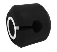 COOLHIYA Cubierta para Micrófono Condensador Negra y Reducción de de Viento Diseño Portátil y Reducción de de Viento de Esponja para Grabación y Transmisión