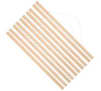 COOLHIYA de Perchas de Madera para Colgar Cuadros y Pósteres 5 Piezas Marco Elegante y Sencillo, Material Resistente para Decoración en Hogar y Estudios Fotográficos
