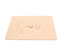 COOLHIYA de Rostro Humano Falsa de Silicona para Practicar Técnicas de Microblading y Pintura Corporal, Diseño Portátil, Indicada para Estudiantes y