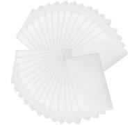 COOLHIYA Fundas Protectoras de Pvc Ideales para Estudiantes y Profesionales para Reutilizables 100 Resistentes al Desgaste de Color Claro para Tarjetas Bancarias Identificación