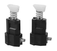 COOLHIYA Hebillas Metálicas de PVC para Pestillo Telescópico de Maleta, 2 Piezas con Diseño Resistente y Muelle, Accesorios para Viajes y Mantenimiento Regular