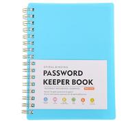 COOLHIYA Libro de Códigos y Contraseñas para Personas Mayores Libreta de Dirección de Tapa y Pestañas Alfabéticas para Registro Seguro