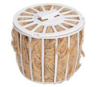 COOLHIYA Material Natural para Nido de Pájaro de Algodón y Yute con Cestita para Anidación de Aves Pequeñas Transpirable