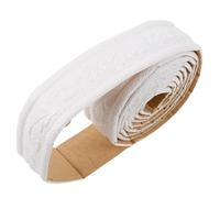 COOLHIYA Moldura Autoadhesiva de Pvc Color Blanco para Pared, Resistente al Agua y Flexible, Adecuado para Decorar Cocina y Baño Diseño Atractivo y Fácil Aplicación