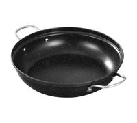 COOLHIYA Olla Grande Resistente al Calor Doble Asa con Piedra Médica de Acero Inoxidable para Cocina Doméstica Adecuado para Cocinar en Grupo