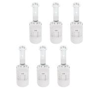 COOLHIYA Pack de 6 Portalámparas E14 Soporte de Aleación de Zinc y Base Metálica, para Bombillas de Vela en Lámparas Colgantes, Adecuado para Iluminación en Hogar y Espacios Comerciales