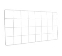 COOLHIYA Panel de Rejilla Metálica Blanco para Pared Marco para Fotos y Espacio Extra de Almacenamiento, Resistente al Desgaste, Adecuado para Habitaciones y Dormitorios