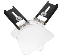 COOLHIYA Protector para Amoladora de Banco 2piezas Cubierta de Plástico Transparente Fácil Instalación para Seguridad en Esmeriladora de Banco