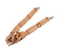 COOLHIYA Reemplazo de Brazo de Maniquí Articulado de Madera y Acero con Diseño Realista para Integración Social y Fotografía, Fácil Instalación y Cambio sin Esfuerzo