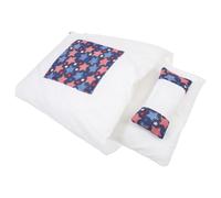 COOLHIYA Saco de Dormir para Gatos Tipo Cueva Cerrado, Cama Nido Interior Cálida y Desmontable, Casita Acogedora para Mascotas Funda Lavable