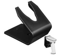 COOLHIYA Soporte Base de Barras para de Plástico Códigos de Escáner Estable Lector de Mano Negro Adecuado para Tiendas y Supermercados