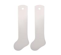 COOLHIYA Tablero de Sublimación 2 Piezas para Calcetines de Aluminio Orificios Redondos para Prensado Térmico y Moldeado Fácil, Adecuado para Proyectos de Transferencia Térmica