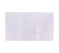 COOLHIYA Tapete para Mesa de Uñas Transparente Blanco Ab Gemas, Almohadilla Brillante para Manicura Profesional, Accesorios Plegables para Salón y Embellecimiento de Uñas, Herramienta