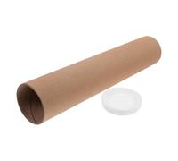 COOLHIYA Tubo de Papel Redondo de Cartón Resistente para Almacenamiento y Envío de Pósteres, Diseño Largo y Pintable Adecuado para Proyectos de Arte DIY y Grupales