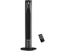 CoolHome CF2205 Ventilador de torre con mando a distancia - Ventilador de pie silencioso con temporizador - Ventilador de torre silencioso - Ventilador de torre silencioso - Ventilador seguro para