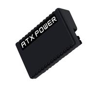 COOLHOOD Adaptador de corriente de 24 pines hembra a macho de 24 pines en ángulo de 90 grados, fuente de alimentación de 24 pines, conector de herramienta de puente para gestión de cables de placa