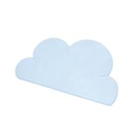 COOLHOOD Alfombrillas de silicona antideslizantes para comida de mascotas con bordes elevados, almohadilla de alimentación gruesa en forma de nube, fácil de limpiar, para la alimentación en casa