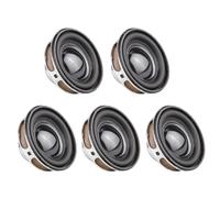COOLHOOD Altavoz de 40 mm, 3 W, 4 Ohm, 1.5 pulgadas de diámetro, marco de poliuretano, forma redonda, amplificador de sonido de repuesto
