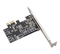 COOLHOOD Ampliación de puerto de unión de versión PCIe Satar de metal para computadora NAS, tarjeta PCIe Satar de metal para NAS