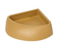 COOLHOOD Bandeja de alimentación de anfibios para reptiles, color amarillo | Bandeja para comederos de gusanos de harina para reptiles pequeños, bandeja de agua para accesorios barbudos