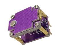COOLHOOD BGA24 - Enchufe de programación IC con tapa con bisagras, adaptador de chip de bola de 5 x 5 para carga sin soldadura, depuración y manejo de laboratorio, asiento de PCB