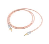 COOLHOOD Cable de alimentación de HiFi DC2.5X2.5/2.5x2.1/2.1x2.1 para componentes de Escritorio, Cable Conector Macho, Funda Trenzada, Carcasa de Metal Cable de alimentación de Cable Conector HiFi