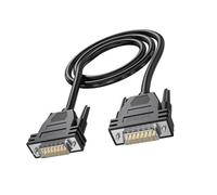 COOLHOOD Cable de extensión industrial DB15 de 1,5 m DB15 hembra a macho, diseño de doble blindaje para conexiones seguras