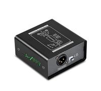 COOLHOOD Caja de aislamiento de sonido de metal para conexión de guitarra y mezclador que proporciona 3 ganancias para reducir el ruido y proteger el aislador de sonido del equipo