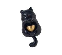 COOLHOOD Campanas de alerta de entrada con estatua de gatos de la suerte, campanas de alerta para el hogar y la tienda, decoración de entrada colgante, regalo