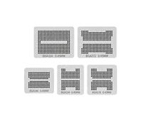 COOLHOOD Colección de plantillas de reparación de placas de circuito con | Variedad de patrones de reballing, clasificación organizada de banco, servicio manual