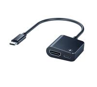 COOLHOOD Convertidores tipo C a HDTV con puerto de carga de 100 W, salida 4K 60Hz para teléfonos celulares serie 16 15 Pad portátiles y televisores