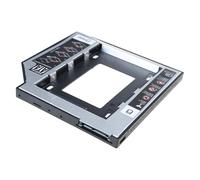 COOLHOOD Discos duros de aluminio para portátil de 9,5 mm y 12,7 mm para bahía óptica con gestión eficiente del calor