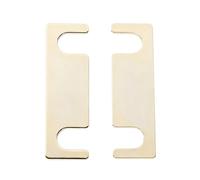 COOLHOOD Home Binding Post Bridge Plates 1 par de conectores de enlace de terminal de cobre para conexión de postes y configuración limpia, uso de placa de puente de encuadernación, terminal de cobre