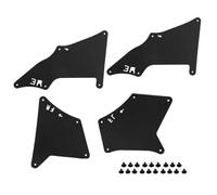 COOLHOOD Juego de 4 aletas de barro fuertes para SUV 2003 2003, instalación rápida, defensa fuerte, respetuosa con el medio ambiente, sustancia, salpicaduras, corriente directa, juego de seguridad